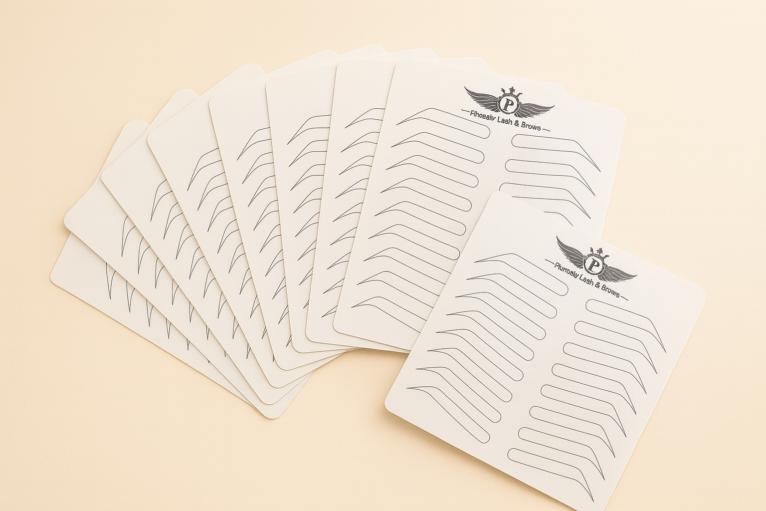 White Latex Skin with Eyebrow Shape [10pcs]